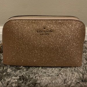Kate Spade Shimmy Glitter Comestic Bag